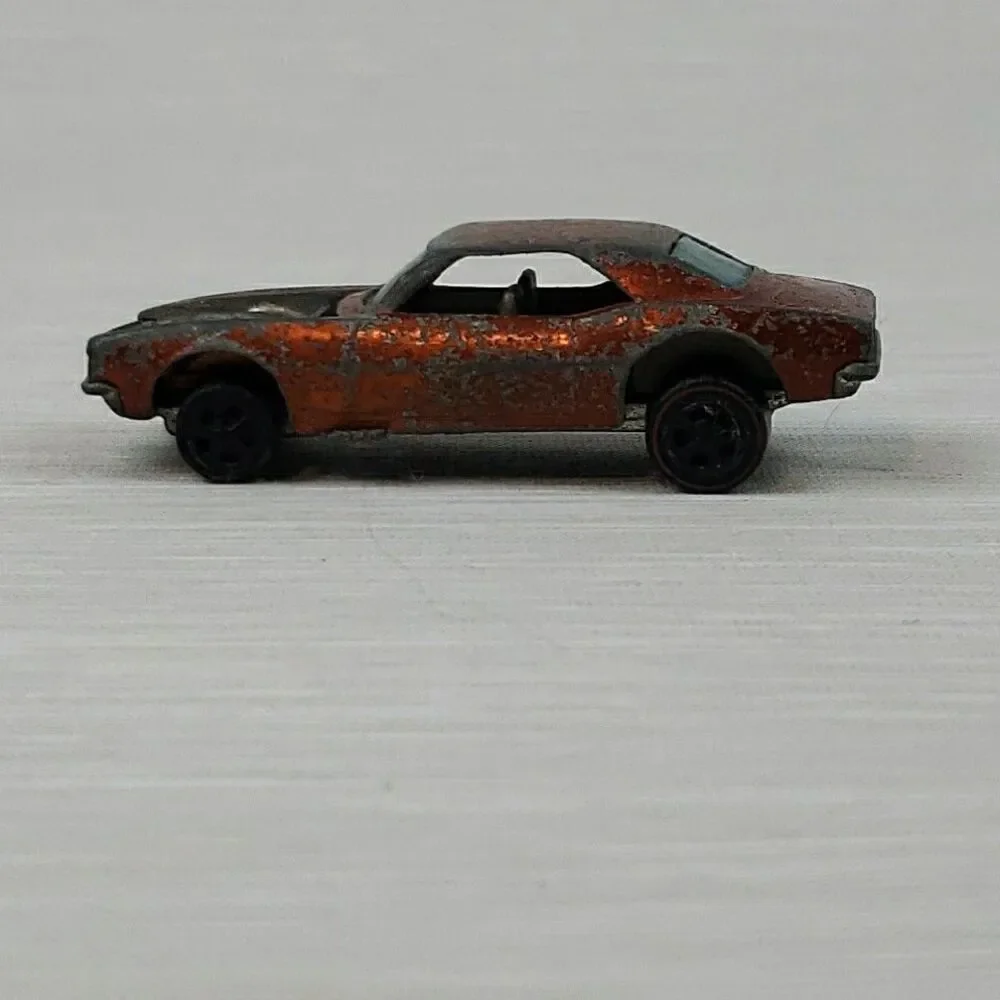 Vintage Hot Wheels Redline Custom Camaro Die Cast Car Hong Kong Mattel Toy Flaws